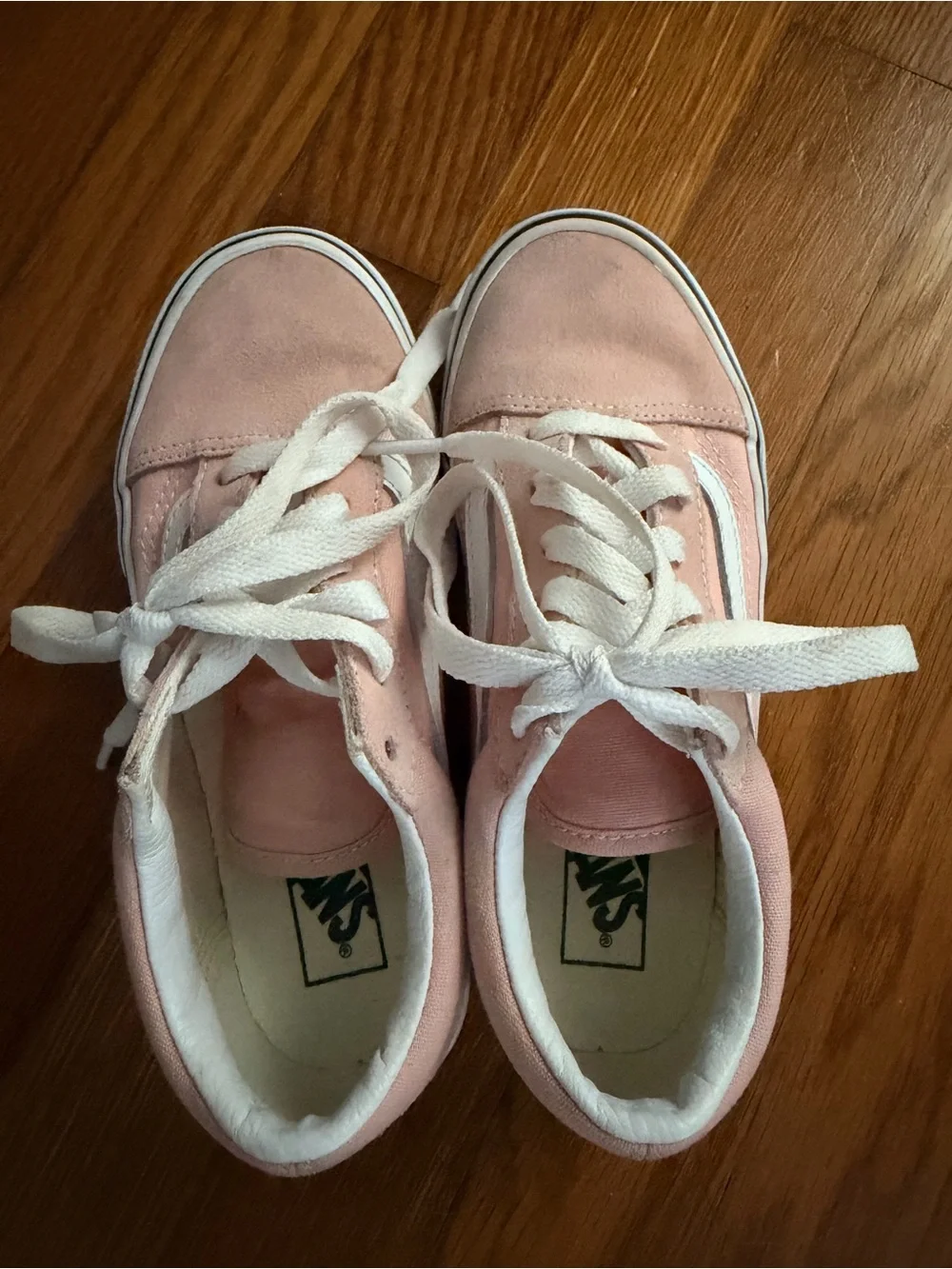 Classic Pink Suede Low-Top Sneakers - kids